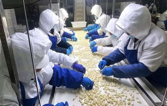 peeled garlic